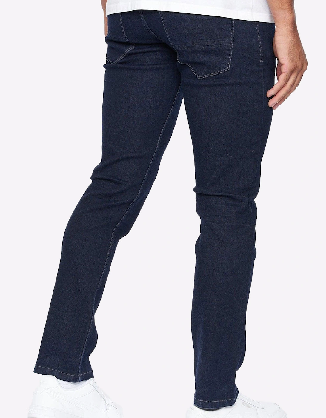 Crosshatch Cadman Mens (Straight Fit) Raw Wash