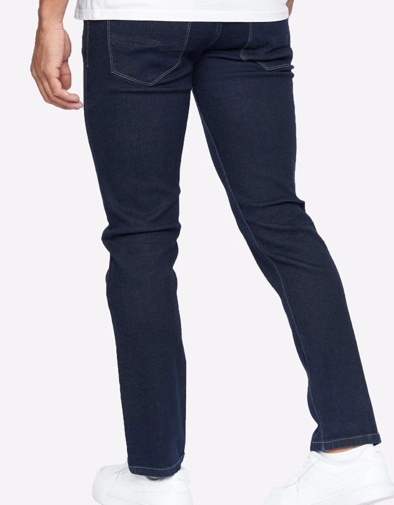Crosshatch Cadman Mens (Straight Fit) Raw Wash
