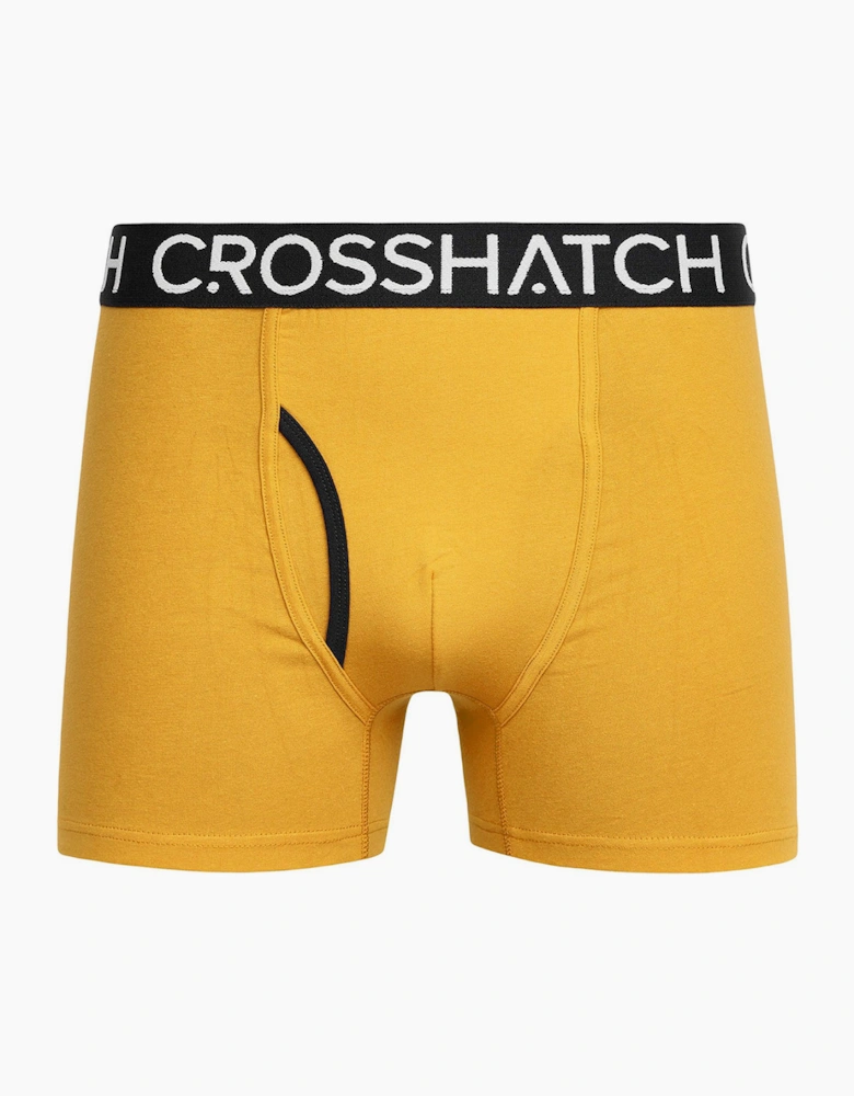 Crosshatch Lynol 3-Pack Boxer Shorts Mens Yellow