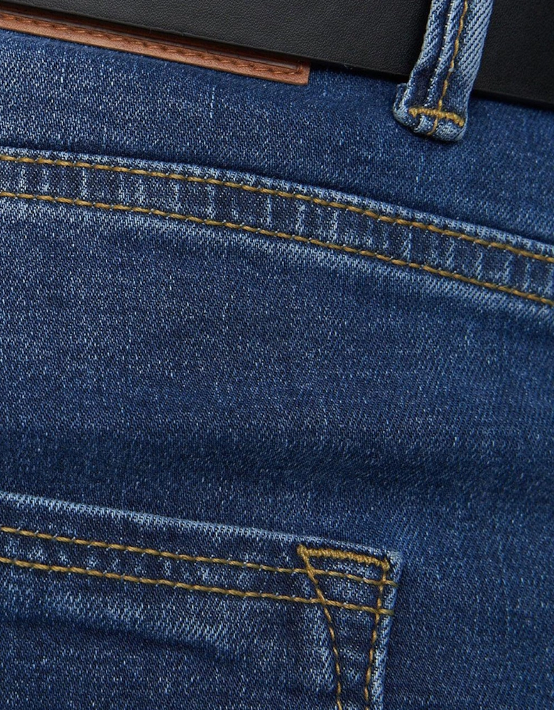 Crosshatch Cadman Mens (Straight Fit) Stone Wash