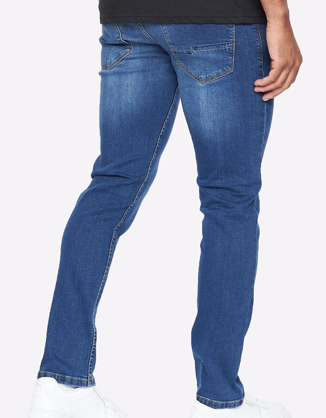 Crosshatch Cadman Mens (Straight Fit) Stone Wash