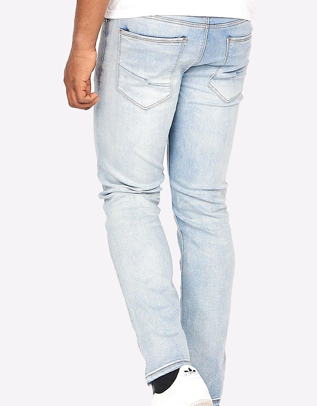 Crosshatch Cadman Mens (Straight Fit) Light Wash