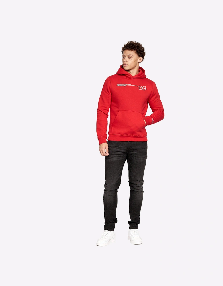 Crosshatch Karver 2-Pack Hoodies Mens Red/Black