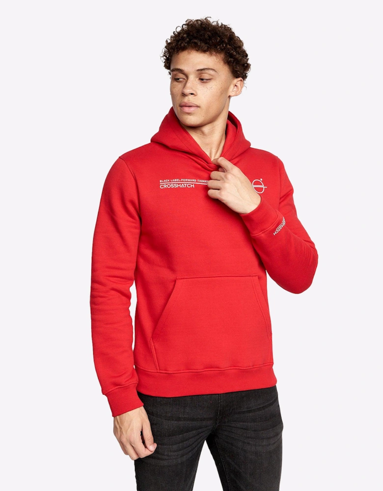 Crosshatch Karver 2-Pack Hoodies Mens Red/Black