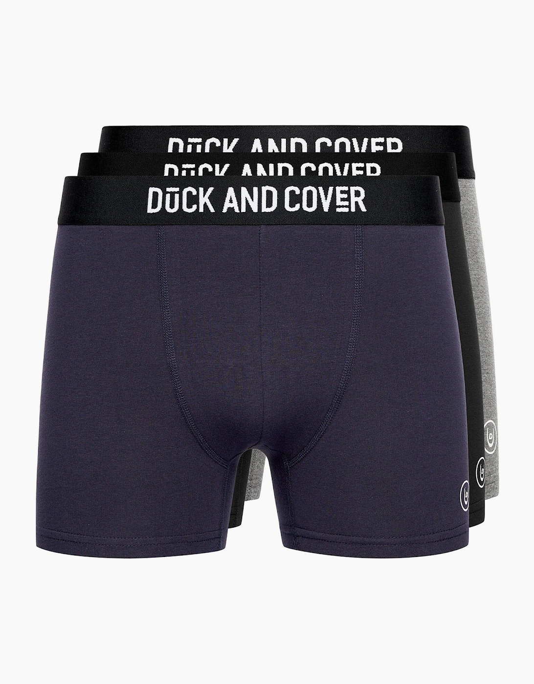 Duck And Cover Bronteen 3-Pack Boxer Shorts Mens Assorted
