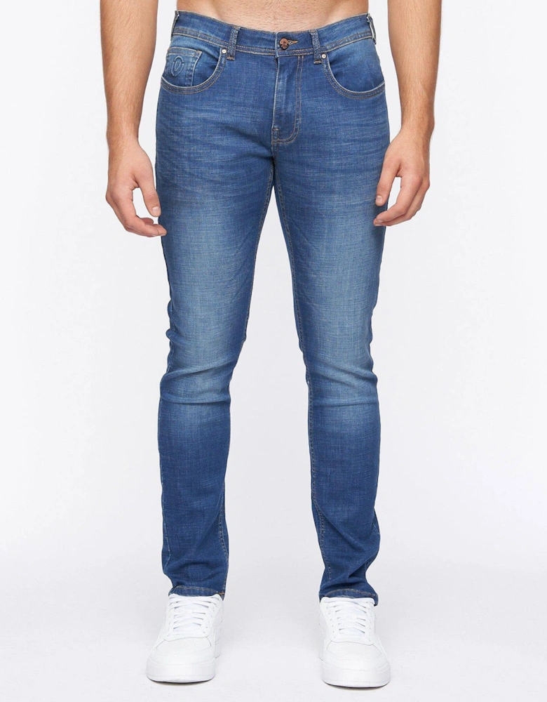 Duck And Cover Doves Jeans Mens (Slim Fit) Blue