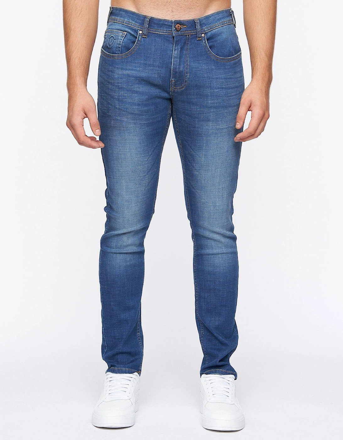 Duck And Cover Doves Jeans Mens (Slim Fit) Blue