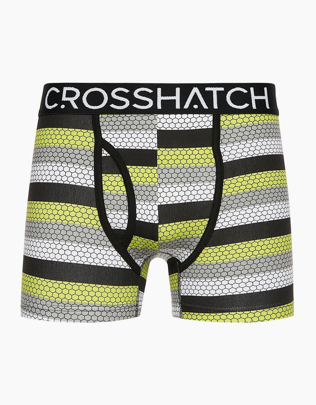 Crosshatch Crystaline 3-Pack Boxers Mens Lime