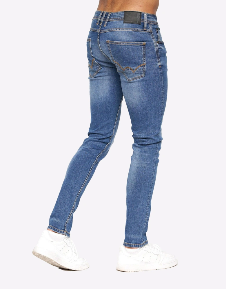 Duck And Cover Duck and Cover Maylead Jeans Mens (Slm Fit) Blue