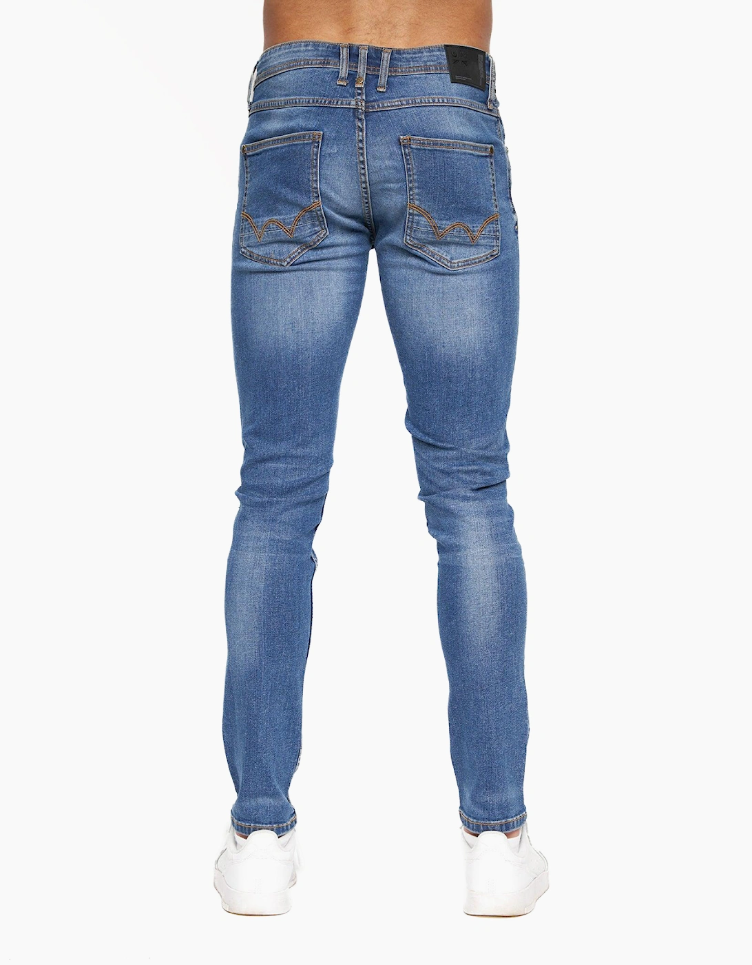 Duck And Cover Duck and Cover Maylead Jeans Mens (Slm Fit) Blue