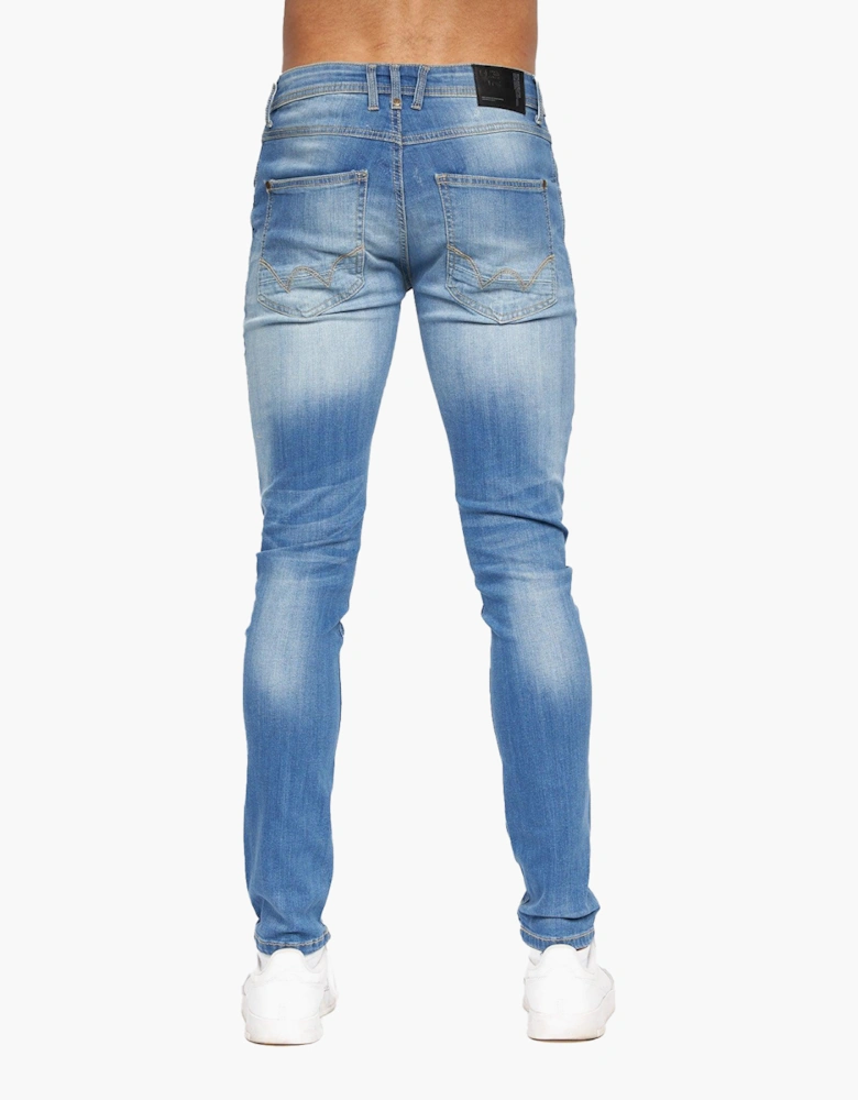 Duck And Cover Duck and Cover Maylead Jeans Mens (Slim Fit) Blue