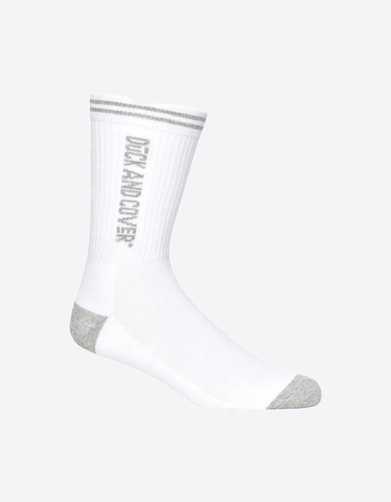 Duck And Cover Duck and Cover Juble Sports Socks 5pk Mens Assorted / Black / White