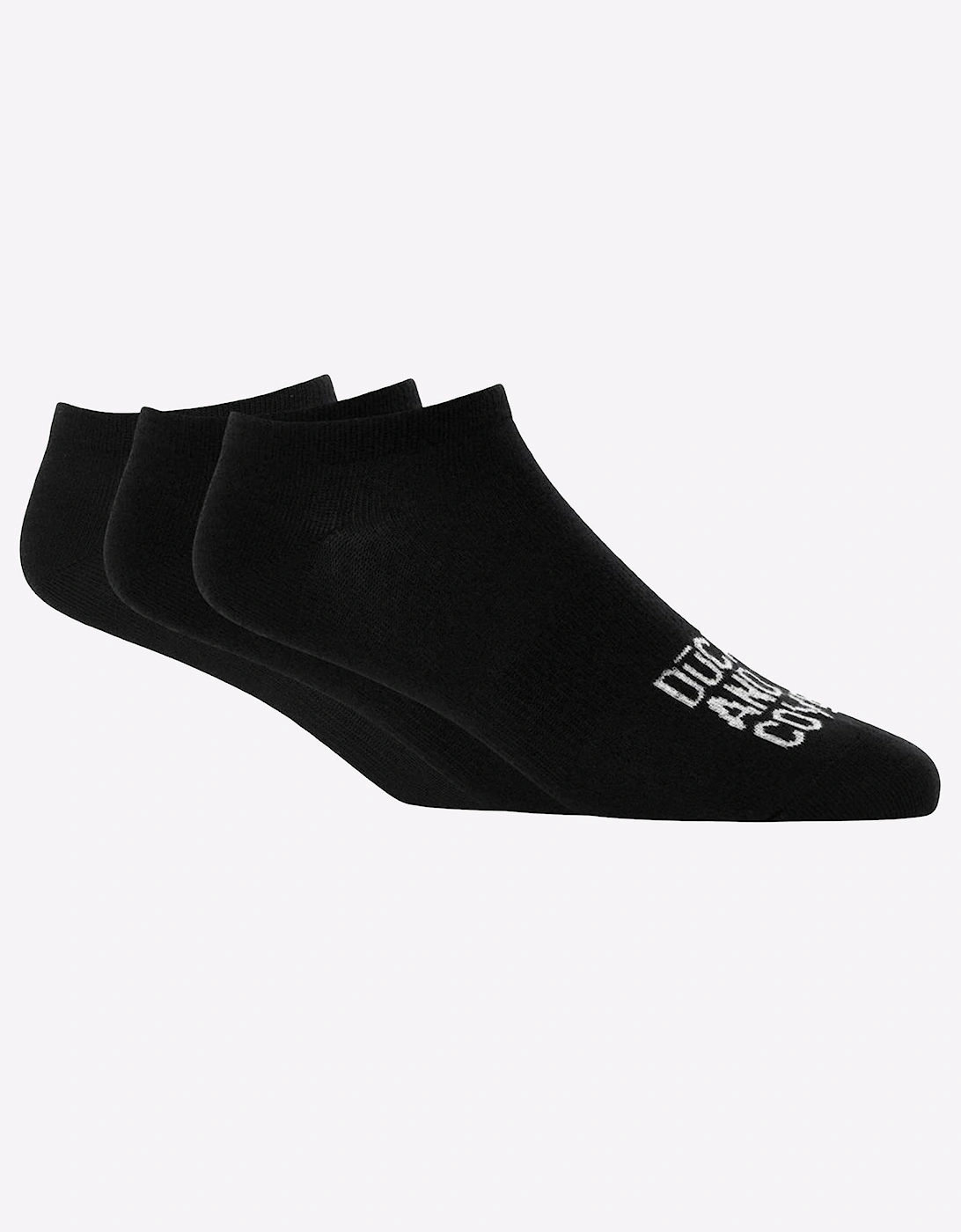 Duck And Cover Duck and Cover Fubel Trainer Socks 5pk Mens Black