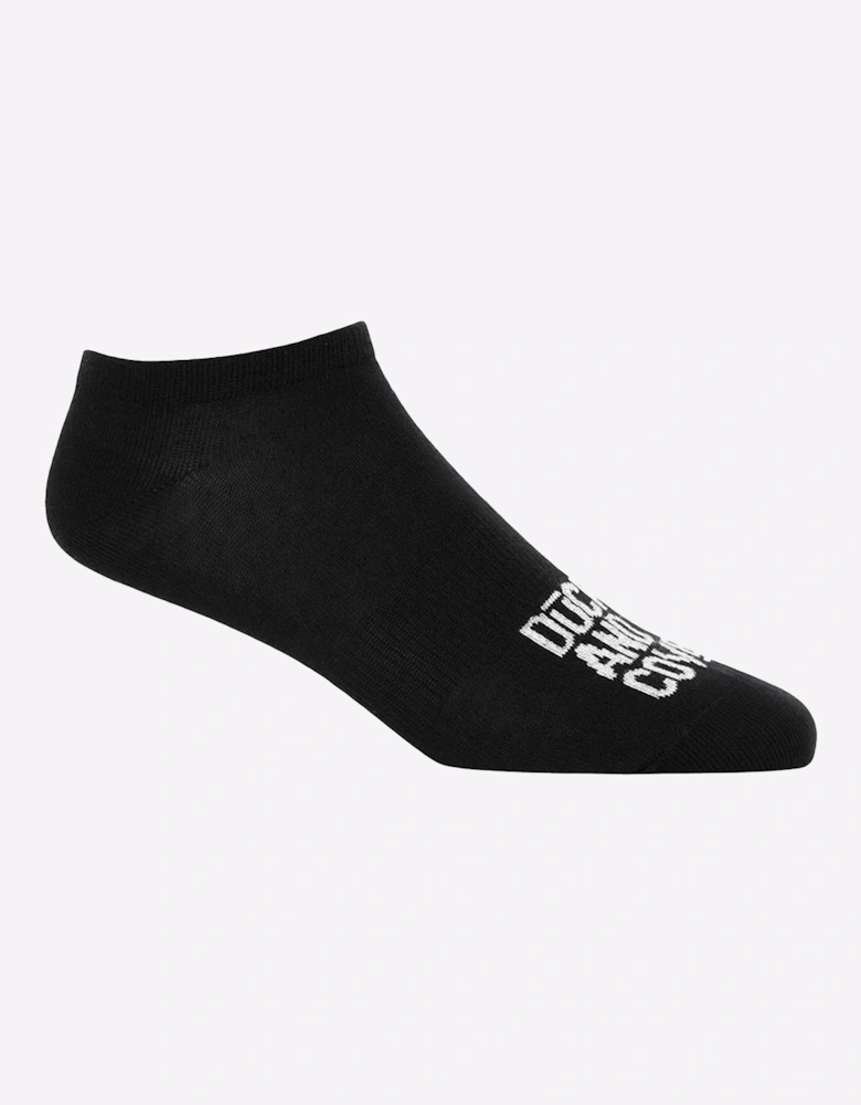 Duck And Cover Duck and Cover Fubel Trainer Socks 5pk Mens Black