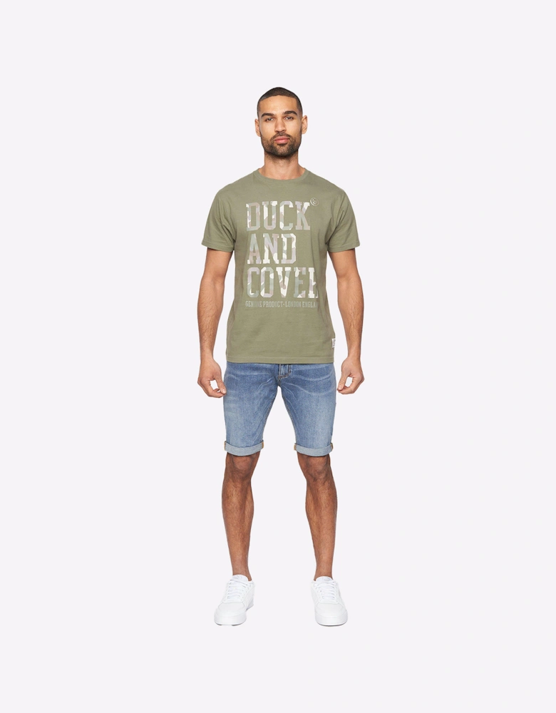 Duck And Cover Duck and Cover Zeki Shorts Mens Stone Wash / Navy