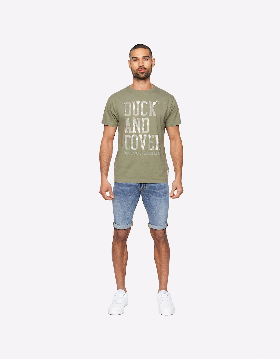Duck And Cover Duck and Cover Zeki Shorts Mens Stone Wash / Navy