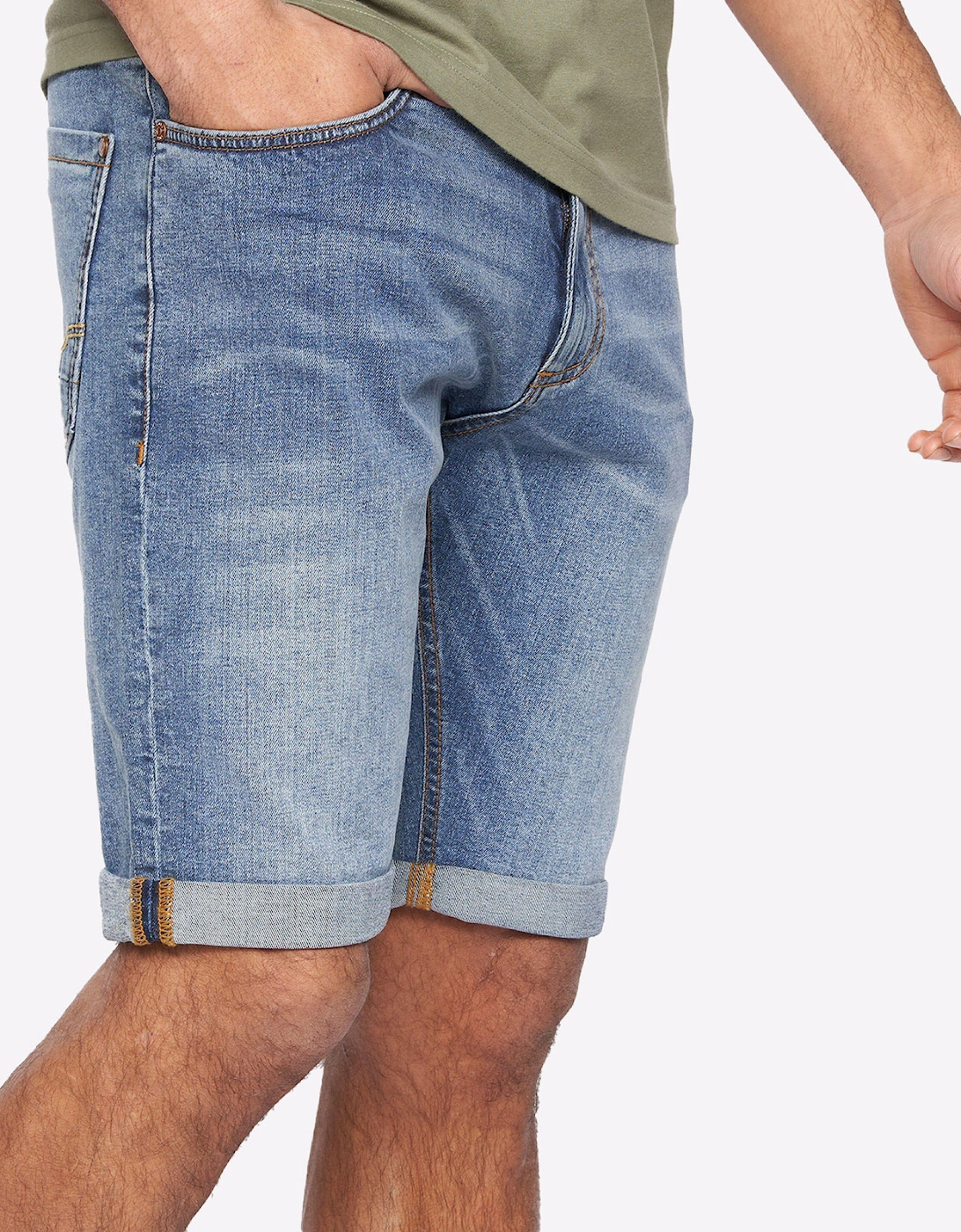 Duck And Cover Duck and Cover Zeki Shorts Mens Stone Wash / Navy