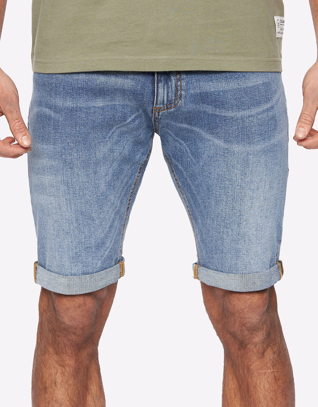 Duck And Cover Duck and Cover Zeki Shorts Mens Stone Wash / Navy