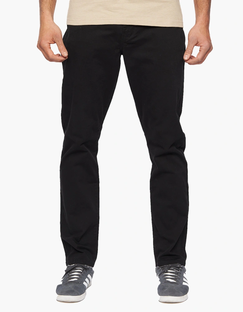 Duck And Cover Duck and Cover Franztown Chinos Mens (Slim Ft) Black