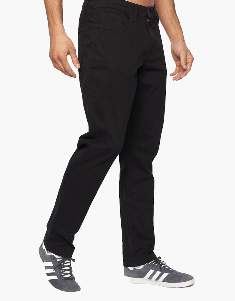 Duck And Cover Duck and Cover Franztown Chinos Mens (Slim Ft) Black