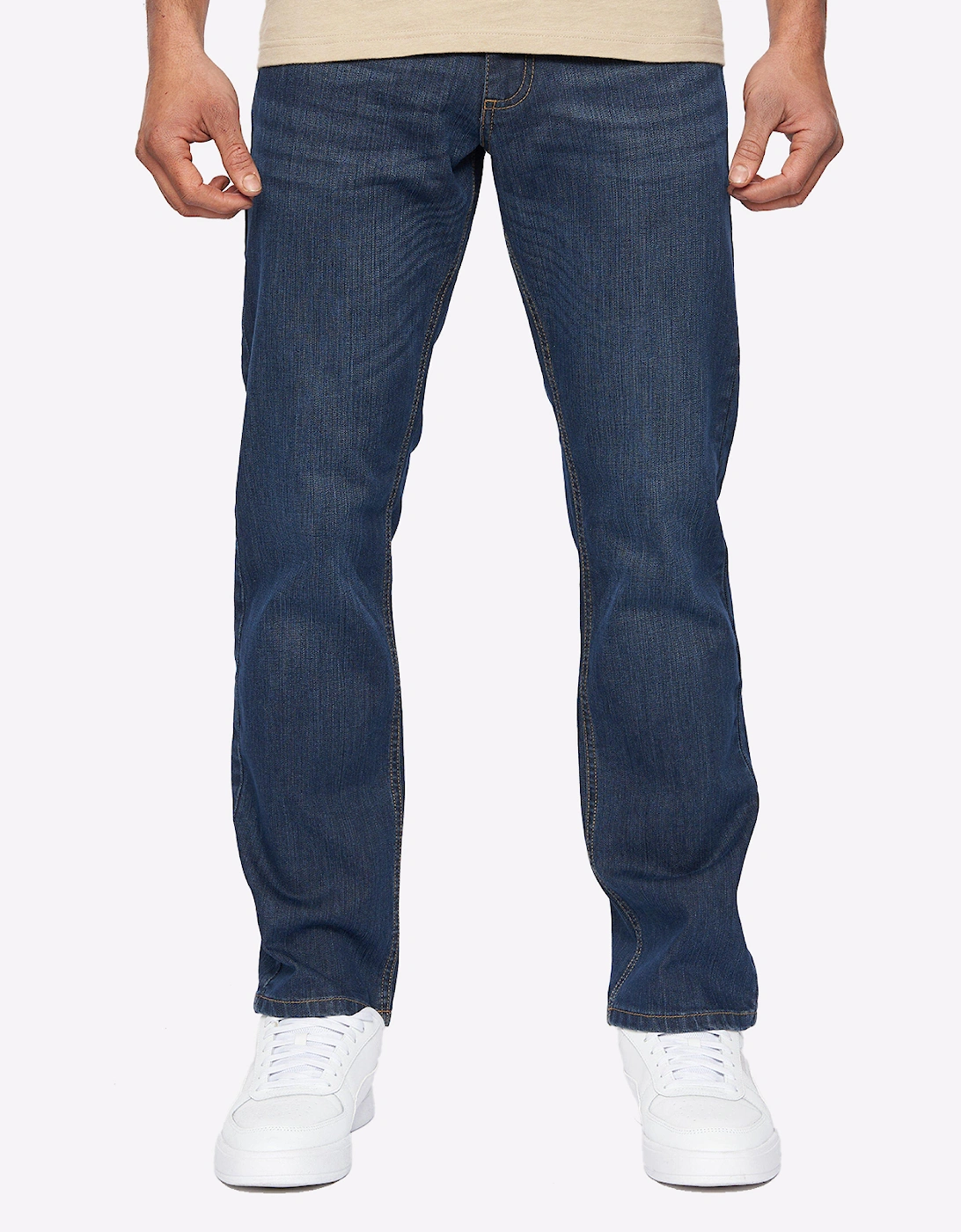 Duck And Cover Duck and Cover Hydras Jeans Mens Dark Wash / Navy