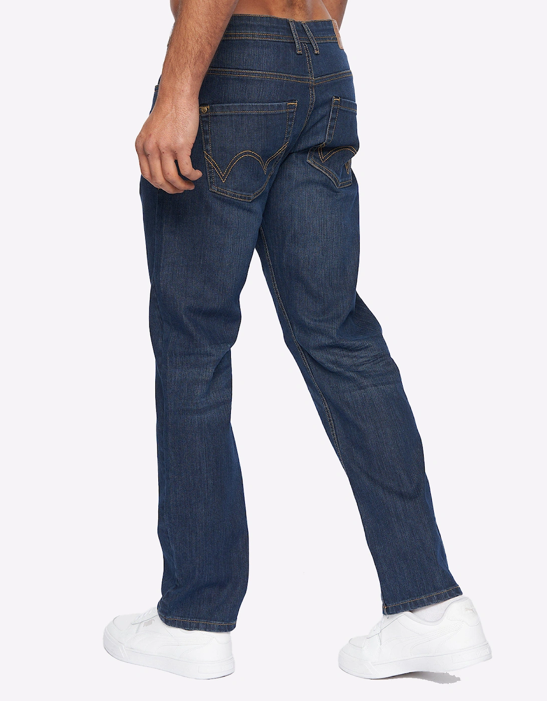 Duck And Cover Duck and Cover Hydras Jeans Mens Dark Wash / Navy