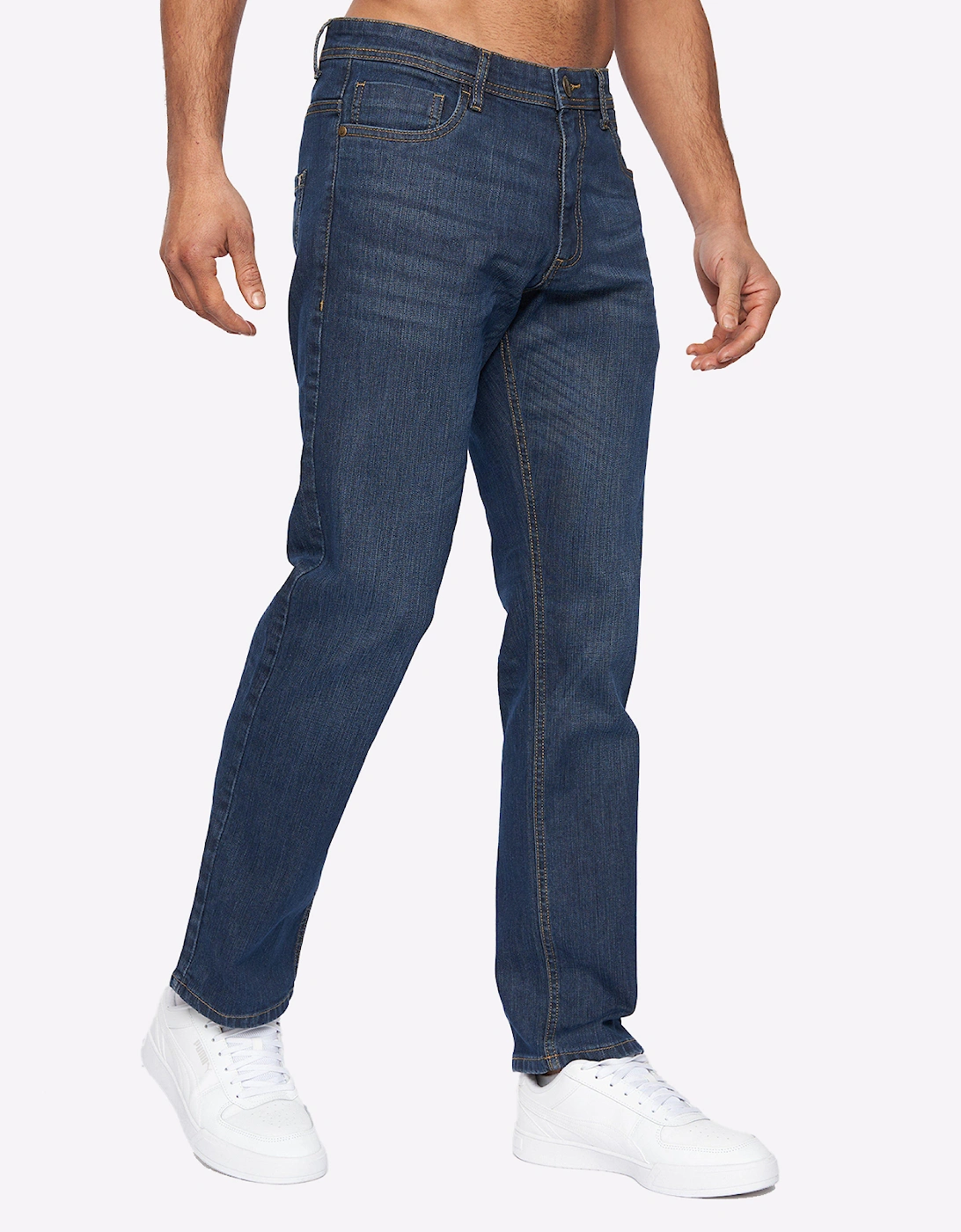 Duck And Cover Duck and Cover Hydras Jeans Mens Dark Wash / Navy
