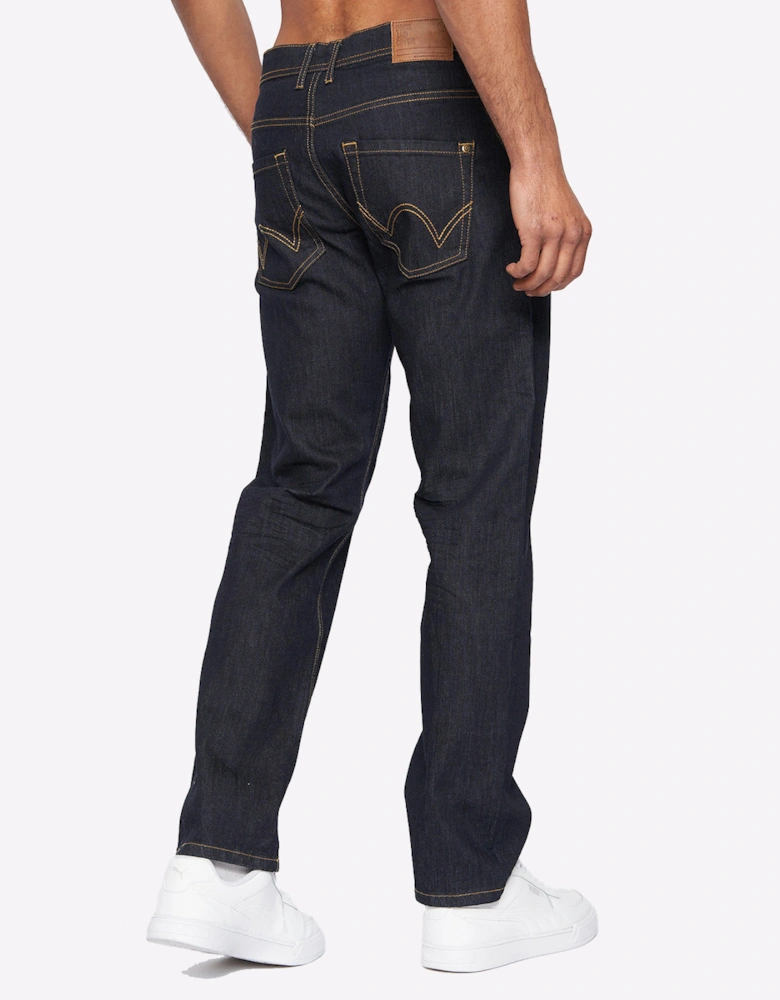 Duck And Cover Duck and Cover Hydras Jeans Mens Raw Wash / Black