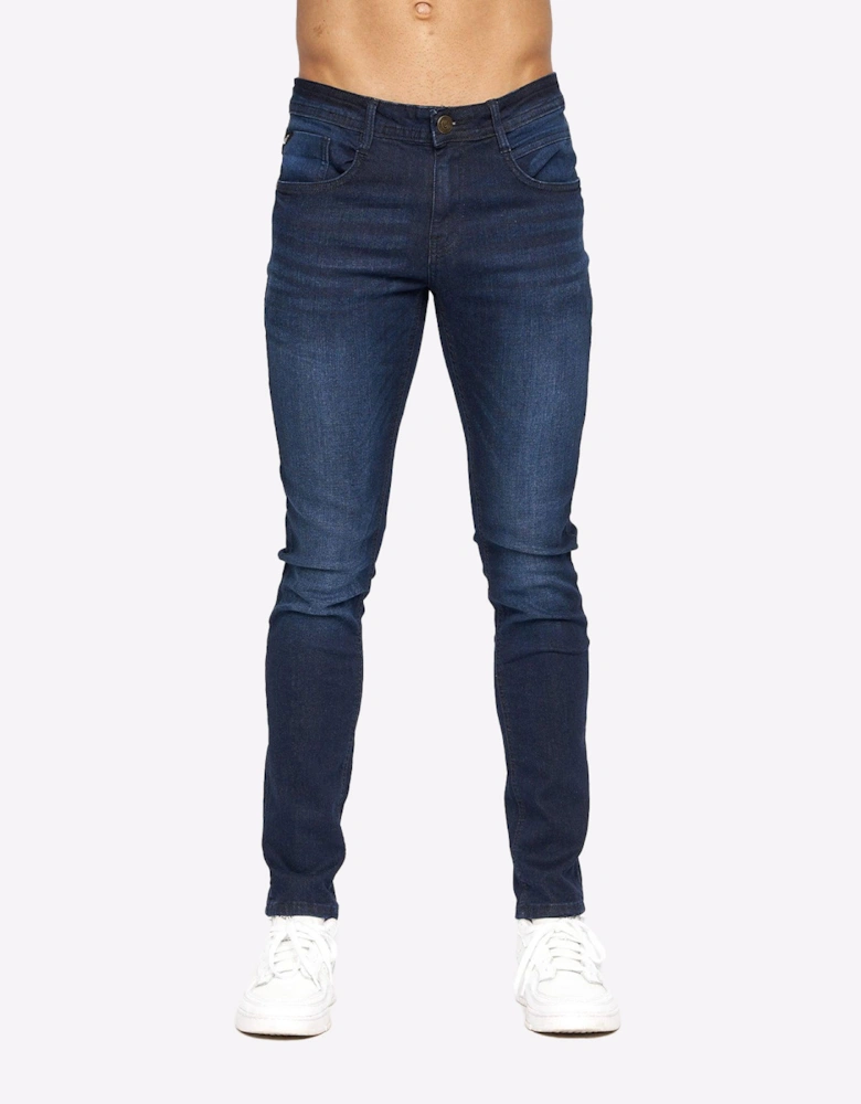 Duck And Cover Duck and Cover Maylead Jeans Mens (Slim Fit) Navy
