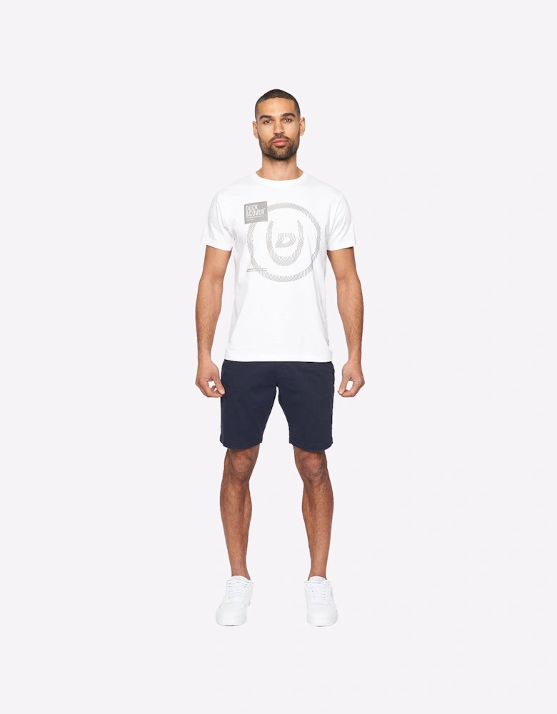Duck And Cover Moreshore Chino Shorts Mens Navy