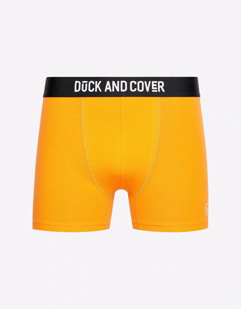 Duck And Cover Duck and Cover Fiery Boxer Shorts 3pk Mens Assorted / Red / Yellow