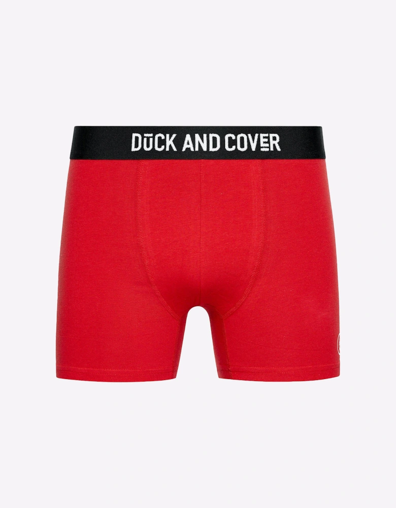 Duck And Cover Duck and Cover Fiery Boxer Shorts 3pk Mens Assorted / Red / Yellow