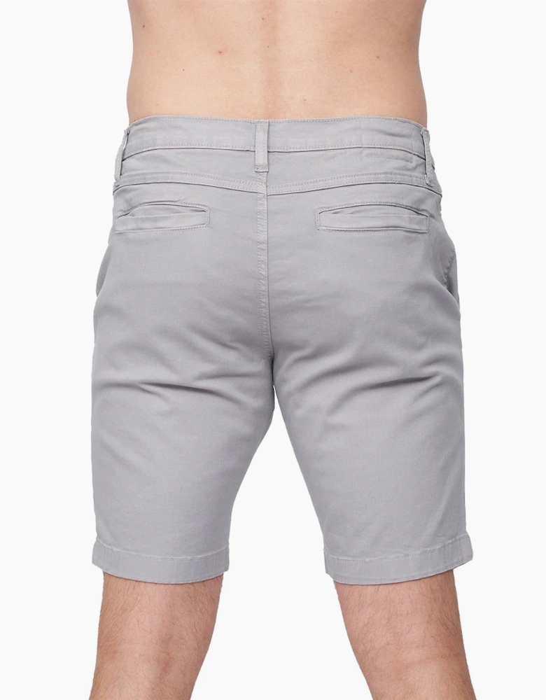 Duck And Cover Moreshore Chino Shorts Mens Light Grey
