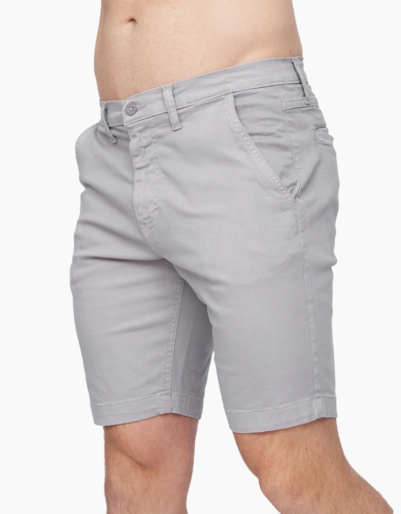 Duck And Cover Moreshore Chino Shorts Mens Light Grey