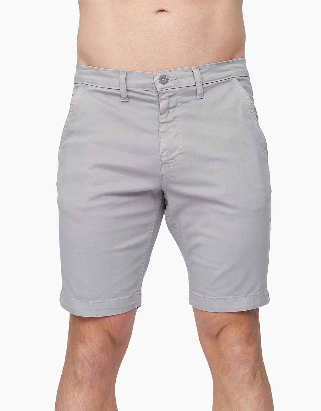 Duck And Cover Moreshore Chino Shorts Mens Light Grey
