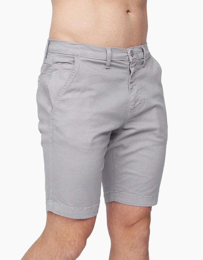 Duck And Cover Moreshore Chino Shorts Mens Light Grey