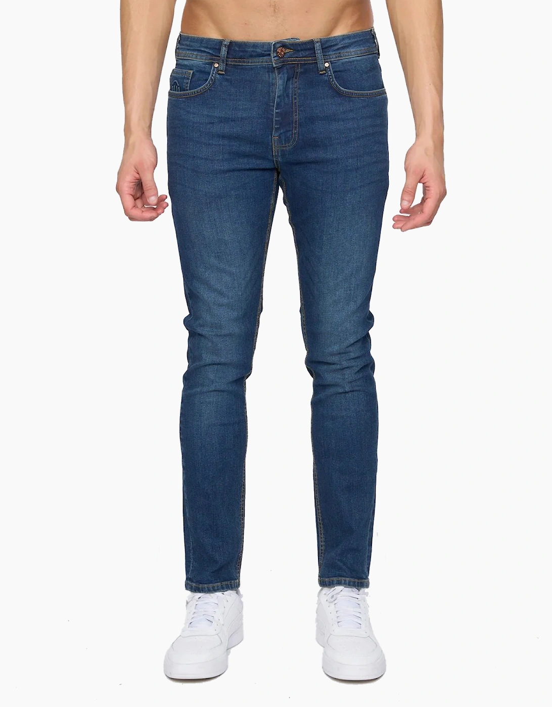 Duck And Cover Duck and Cover Overburg Jeans Mens Dark Wash / Navy