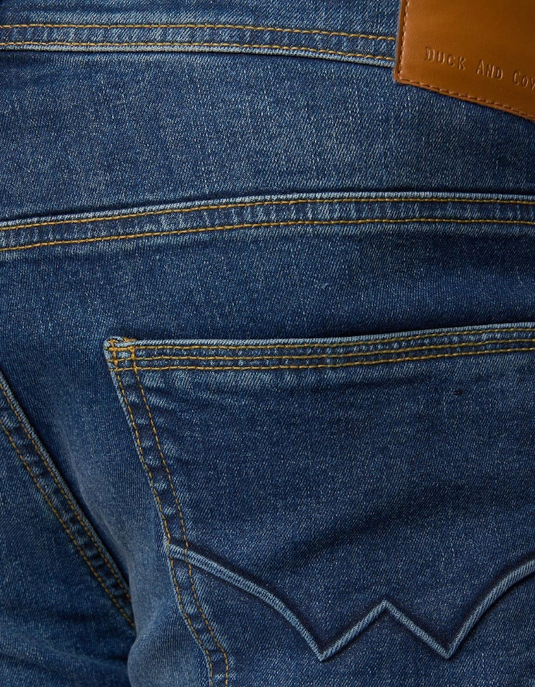 Duck And Cover Duck and Cover Overburg Jeans Mens Dark Wash / Navy