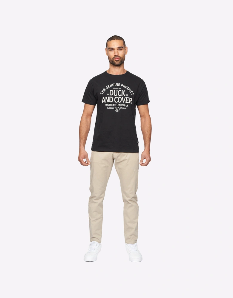 Duck And Cover Moretor Chinos Mens Stone