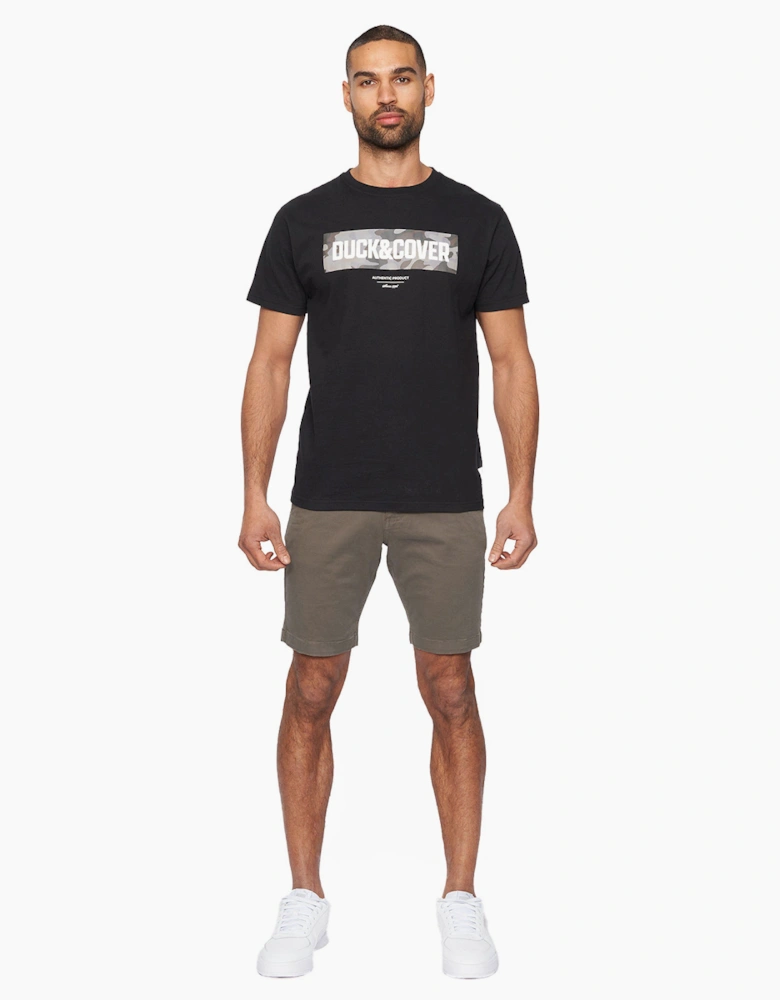 Duck And Cover Moreshore Chino Shorts Mens Olive