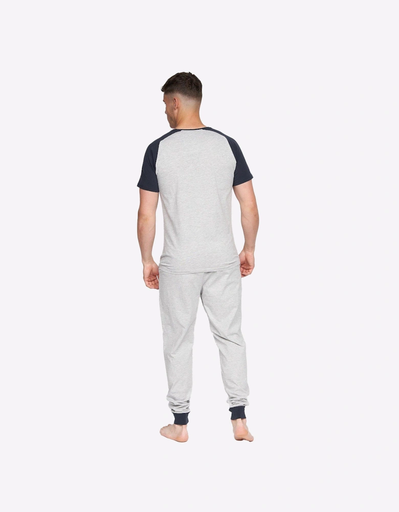 Duck And Cover Vianney Loungewear Set Mens Grey