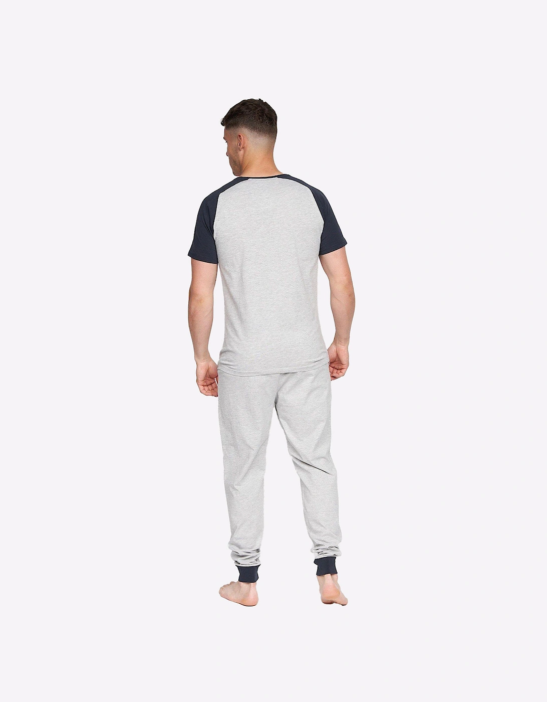 Duck And Cover Vianney Loungewear Set Mens Grey