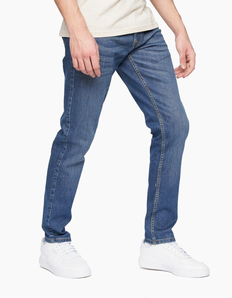 Crosshatch Arles Slim Fit Jeans Mens Blue