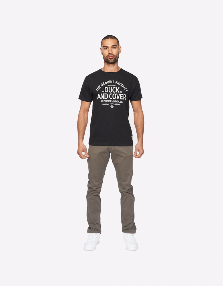 Duck And Cover Moretor Chinos Mens Olive