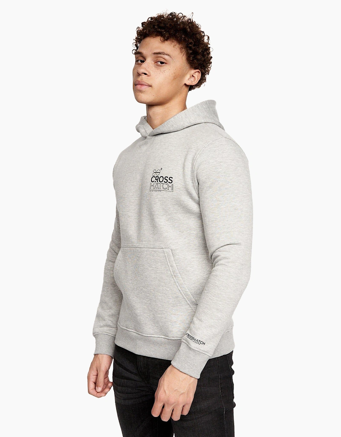 Crosshatch Burmax 2pk Hoodies Mens Blue/Grey