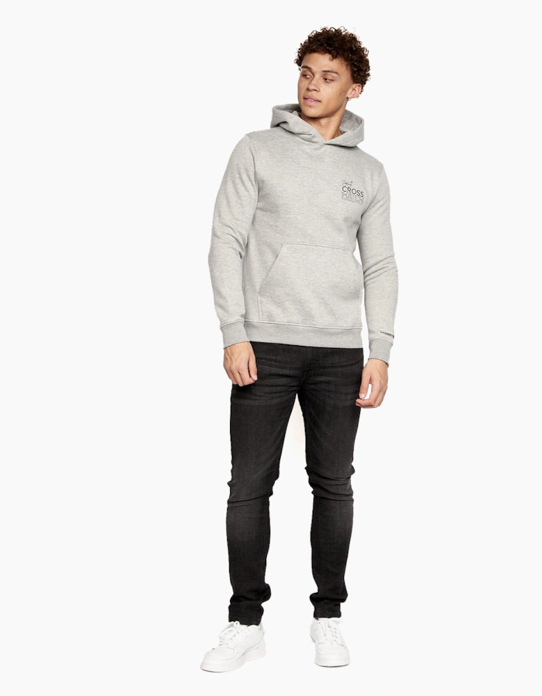 Crosshatch Burmax 2pk Hoodies Mens Blue/Grey