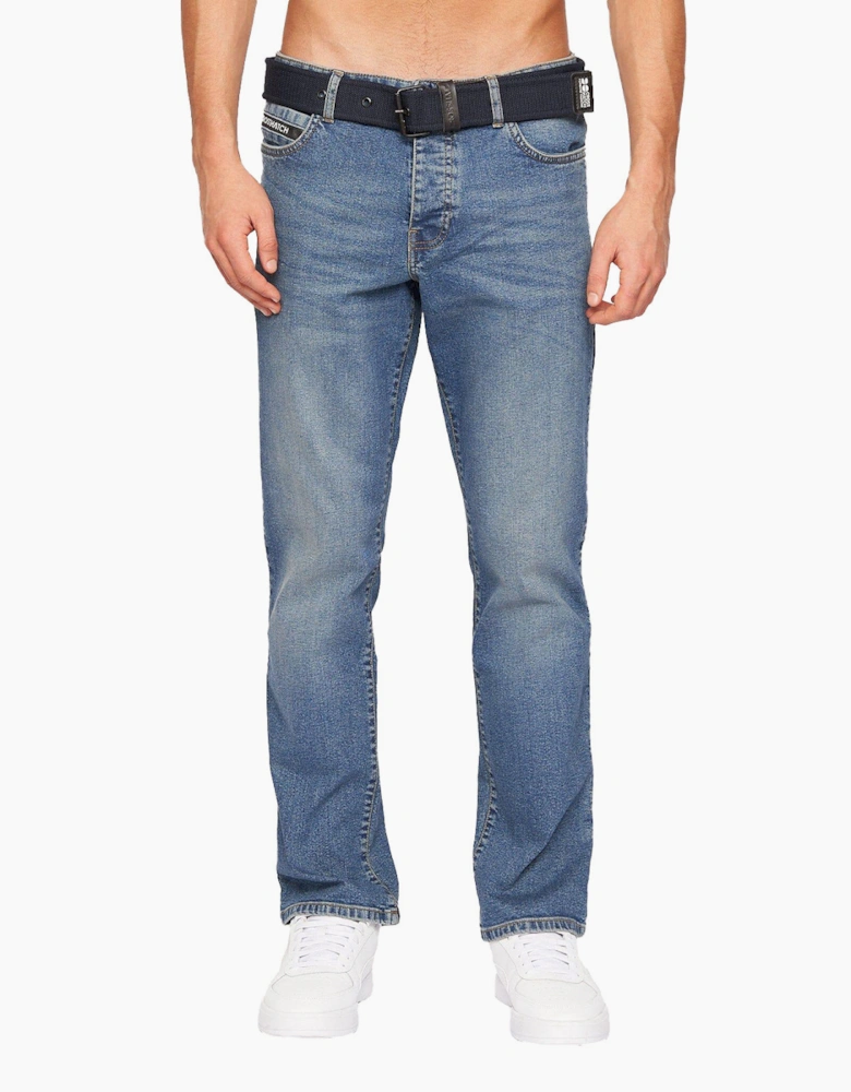 Crosshatch Princed Jeans Mens Blue