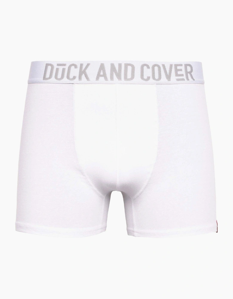 Duck And Cover Salton Boxers 2pk Mens Black