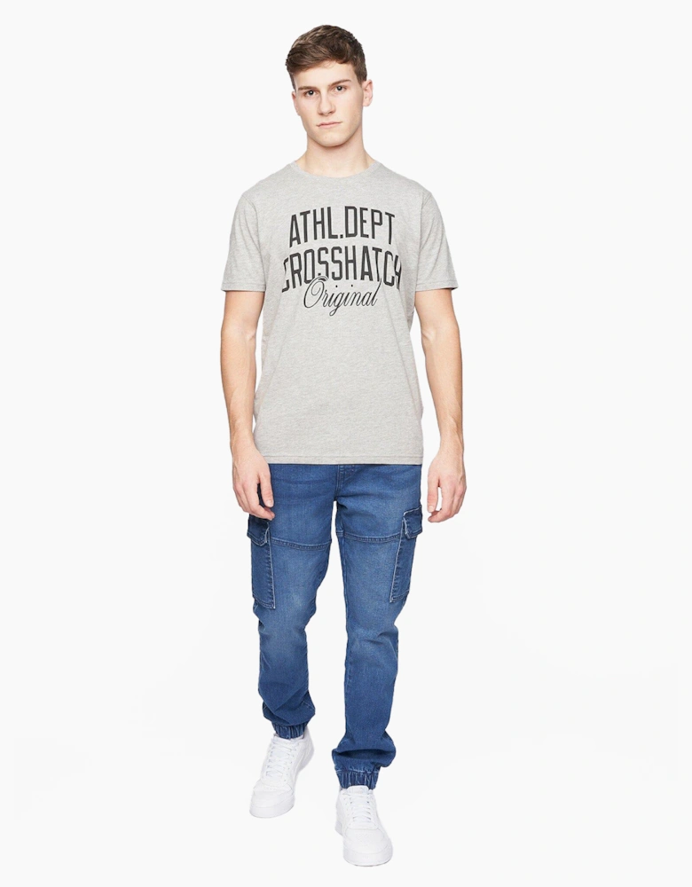 Crosshatch Malimore Cargo Jeans Mens Navy