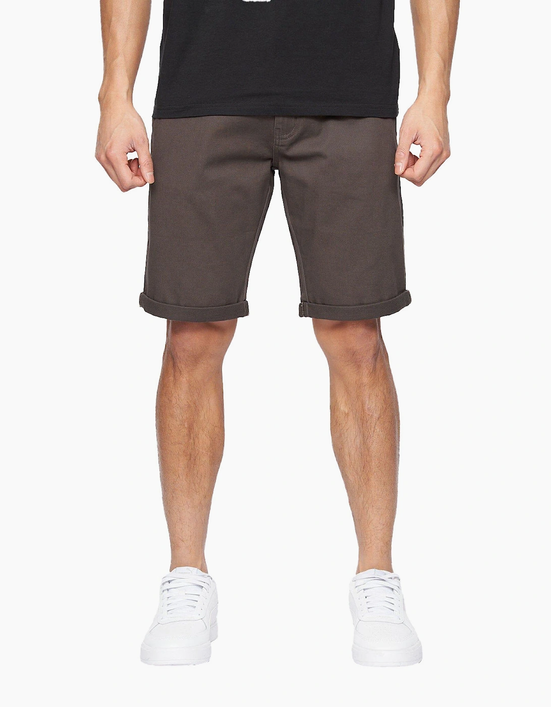 Crosshatch Sinwood Shorts Mens Charcoal